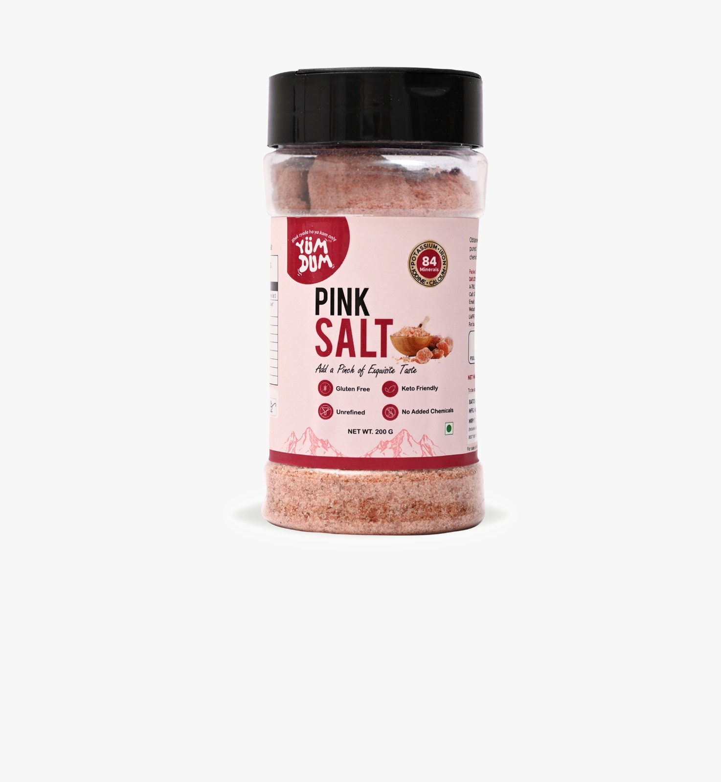 Himalayan Pink Salt- best for balancing ph level and removing acne.